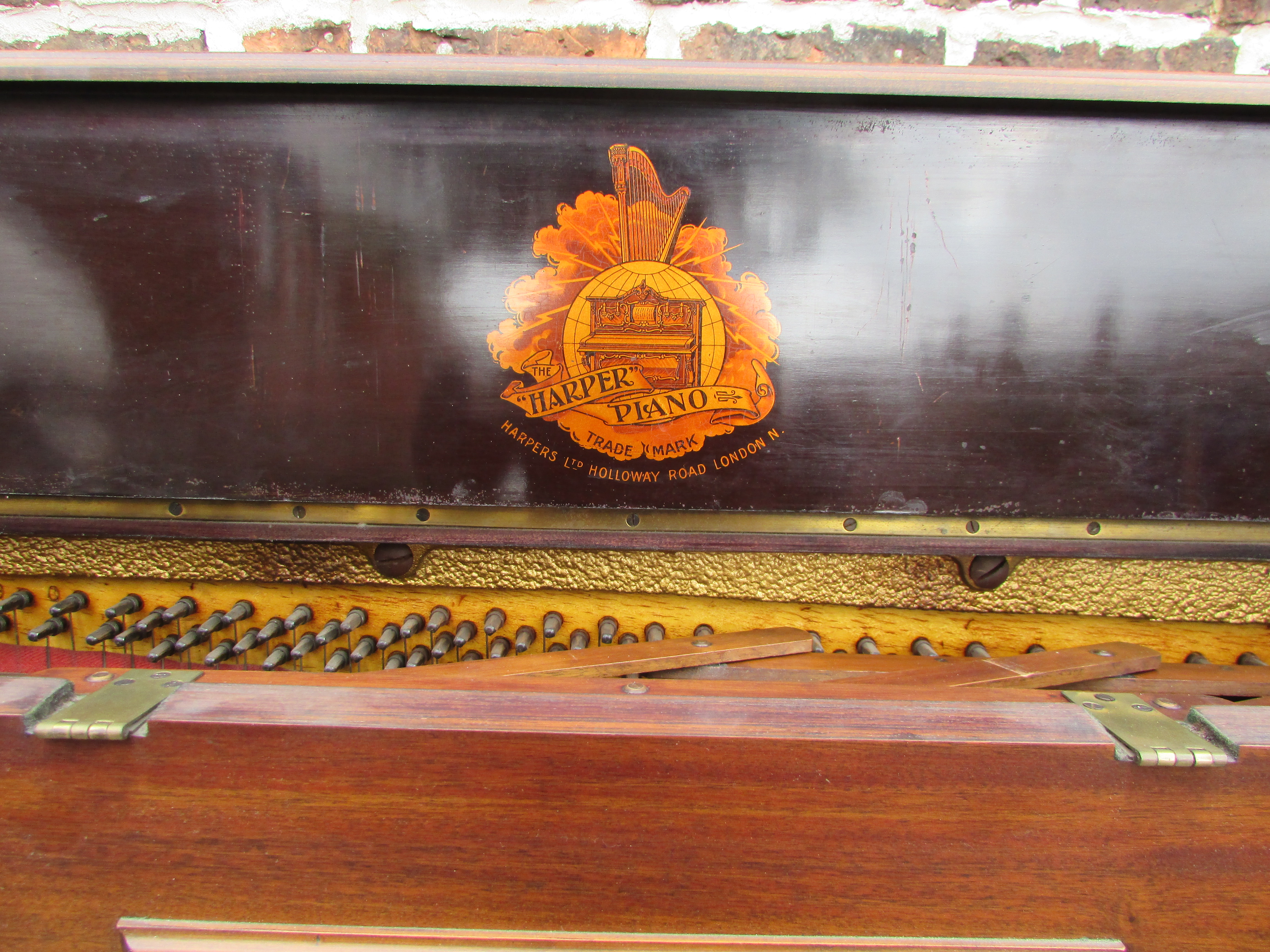 Small 5 octave Harper piano - Image 2 of 2