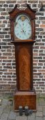 Late Georgian 8 day longcase clock with