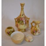 5pc of Royal Worcester Blush Ivory compr