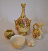 5pc of Royal Worcester Blush Ivory compr