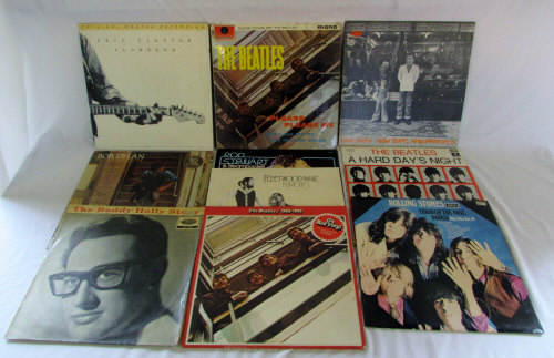 Various 33 rpm records inc Please Please