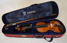 Stentor Student 2 violin with fitted car