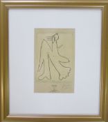 Picasso print 'Femme en pied' 41 cm x 46