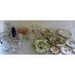 Assorted glassware and ceramics inc Maso