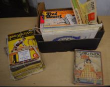 Books/magazines including Newnes Home Me