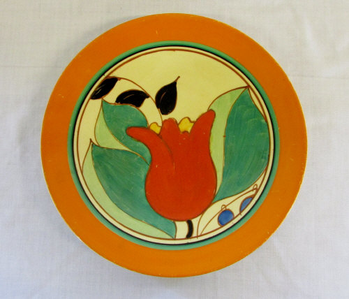 Clarice Cliff 'Fantasque' plate from Biz - Image 2 of 2