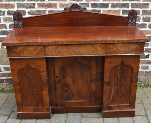 Early Victorian mahogany sideboard