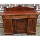 Early Victorian mahogany sideboard