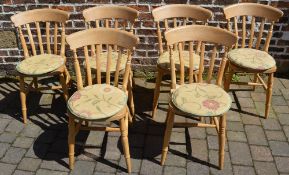 6 elm dining chairs