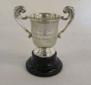 Small silver trophy Birmingham 1938 weig