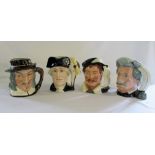 Royal Doulton large character jugs 'Izaa