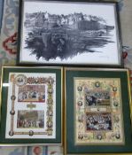 Victorian folio prints 'Houses of Parlia