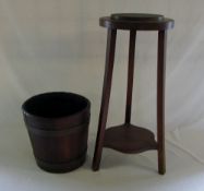 Wooden plant stand