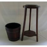 Wooden plant stand