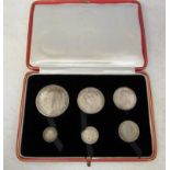 1927 George V cased 6 coin proof set