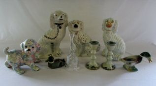 Assorted ceramics etc inc Staffordshire