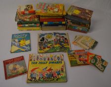 Various vintage books, mainly children's