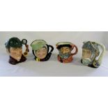 Royal Doulton large character jugs 'Sleu