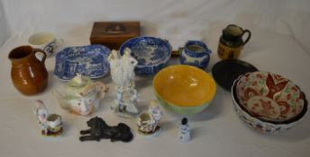 Various ceramics including Copeland Spod