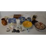 Various ceramics including Copeland Spod