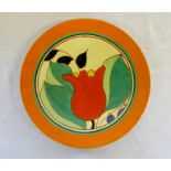 Clarice Cliff 'Fantasque' plate from Biz