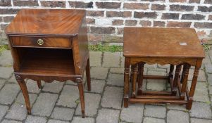 Nest of tables & small Georgian cabinet