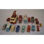 Die cast model cars including Dinky and