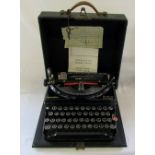 Remington model 5 portable typewriter