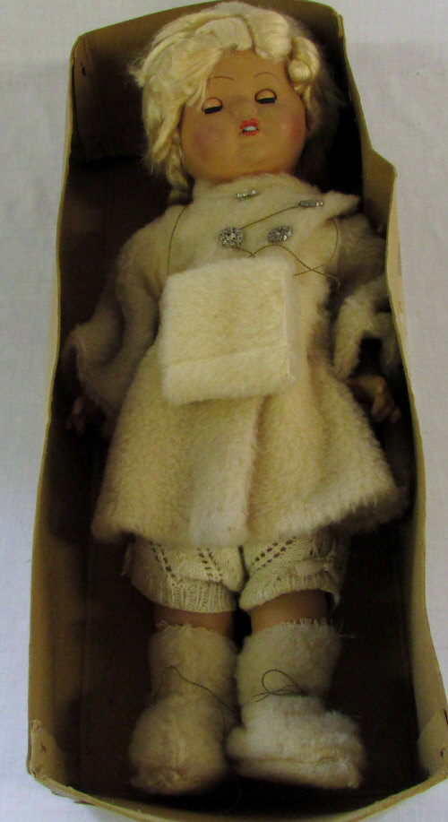 Boxed Russian dressed doll 'Olga' H 52 c