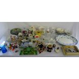 Assorted ceramics and glassware etc inc