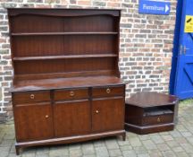 Stag dresser and TV unit