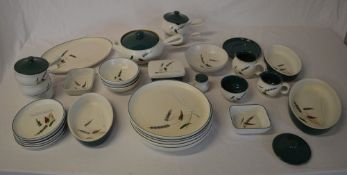 Denby Green wheat part dinner service