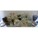 Various ceramics and glassware inc Portm