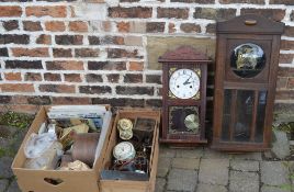 Quantity of clock and watch parts, wall