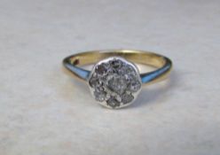 18ct gold diamond ring approx 0.30 ct (s