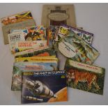 Cigarette cards & tea cards in albums in