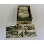 Large quantity of topographical postcard