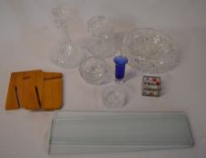 Glassware including a decanter, fruit bo