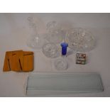 Glassware including a decanter, fruit bo