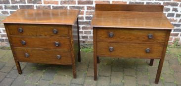 2 1930s chest of drawers