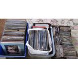 3 boxes of 33 rpm records and 7" singles