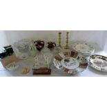 Assorted ceramics and glass ware etc inc