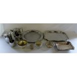 Assorted silver plate