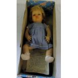 Boxed Pedigree 'Fredericka' doll H 42 cm