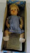 Boxed Pedigree 'Fredericka' doll H 42 cm