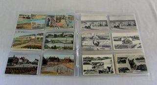 Small album of local postcards inc Sutto