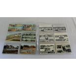 Small album of local postcards inc Sutto