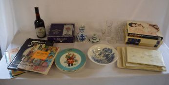 Various ceramics and glassware inc Delft