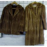 2 Ladies fur coats