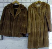 2 Ladies fur coats